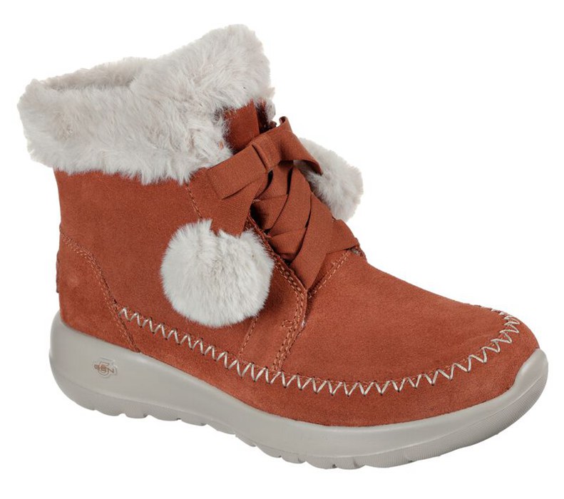 Skechers Dam Bruna Stövlar - On The Go Joy - Hibernate - Sverige (KEMNY-8543)